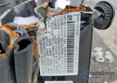 2025 Honda Civic Sport from USA, damaged, VIN 2HGFE2F57SH579224